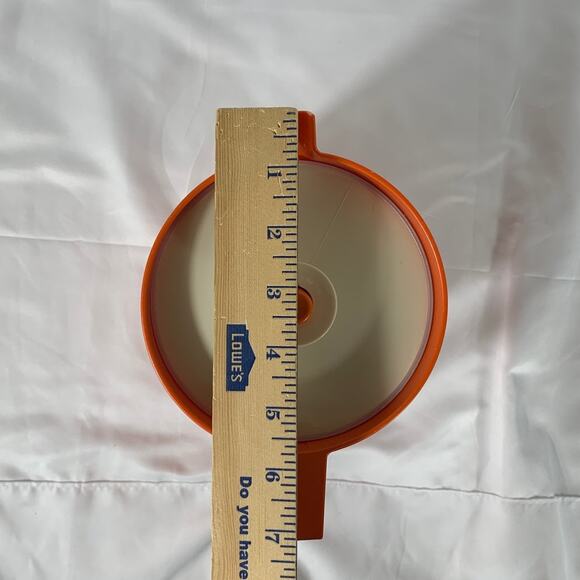 Tupperware Orange Drink Pitcher Vacuum Lid 1575-1 Vintage 1970s GREAT RETRO - Picture 10 of 11